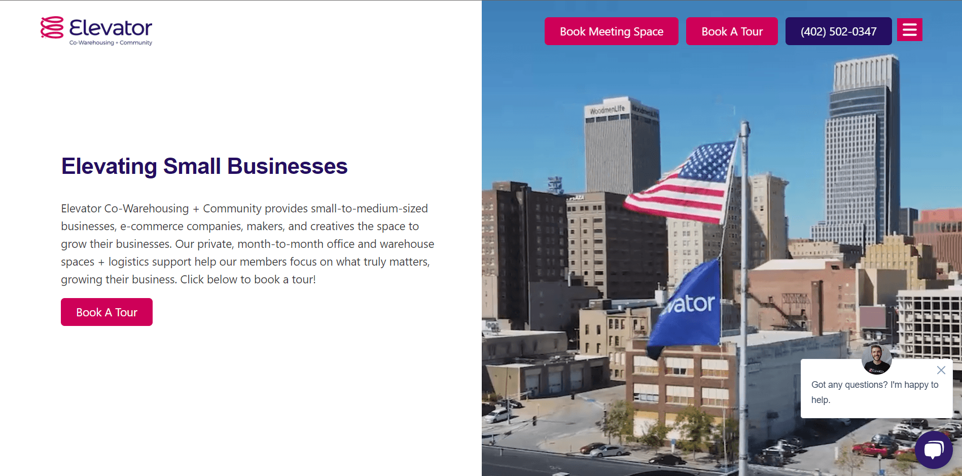 Co Working Spaces Website